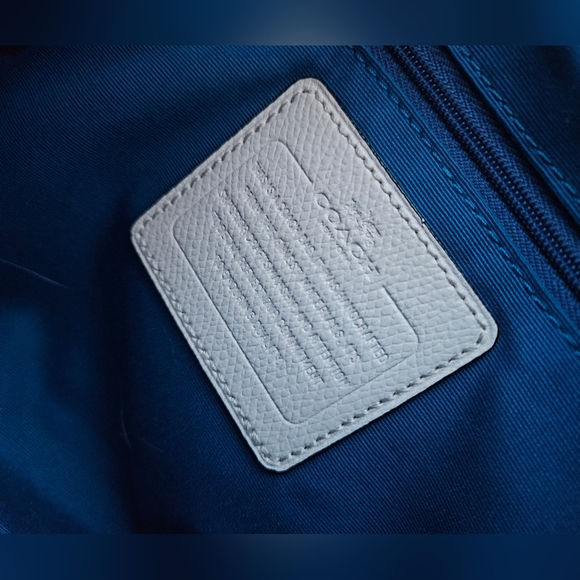 Coach Floral Blue Purse crossbody (removable strap) - Picture 5 of 7